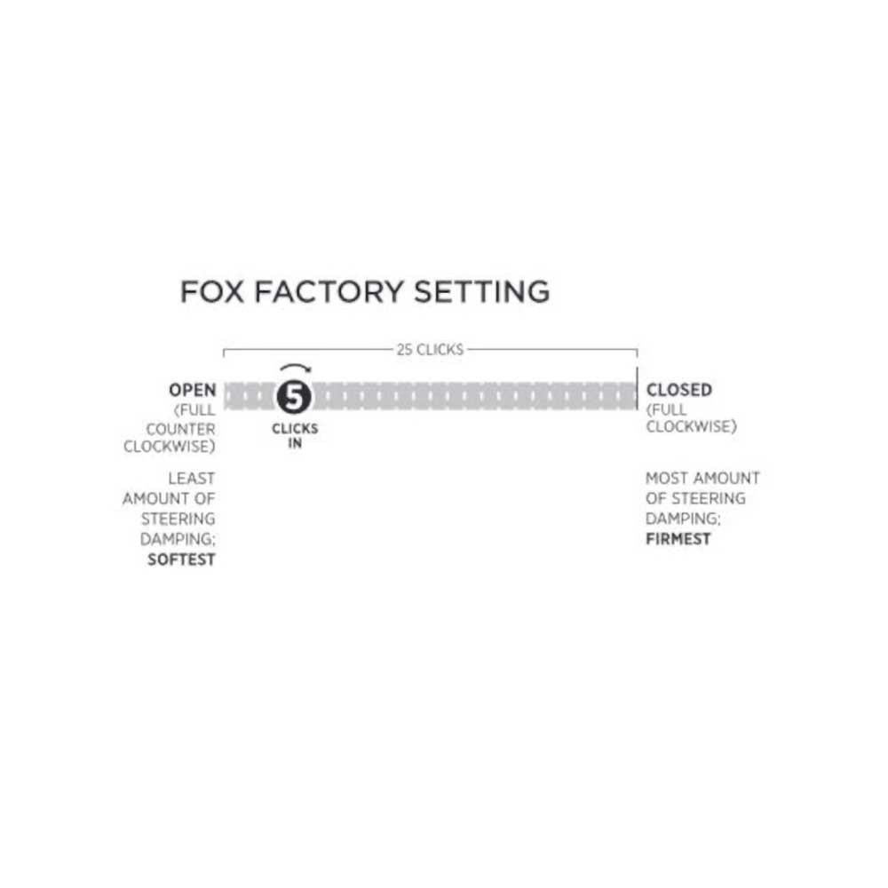 Amortyzator skrętu drążek 1-1/2" FOX Factory Race 2.0 Reservoir Regulowany ATS - obrazek 6