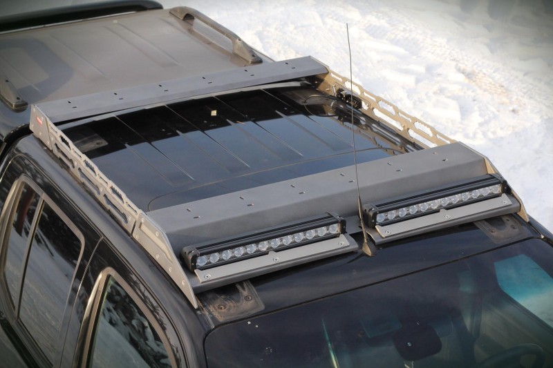 Bagażnik dachowy skrzynkowy Nissan Navara D40 - obrazek 4