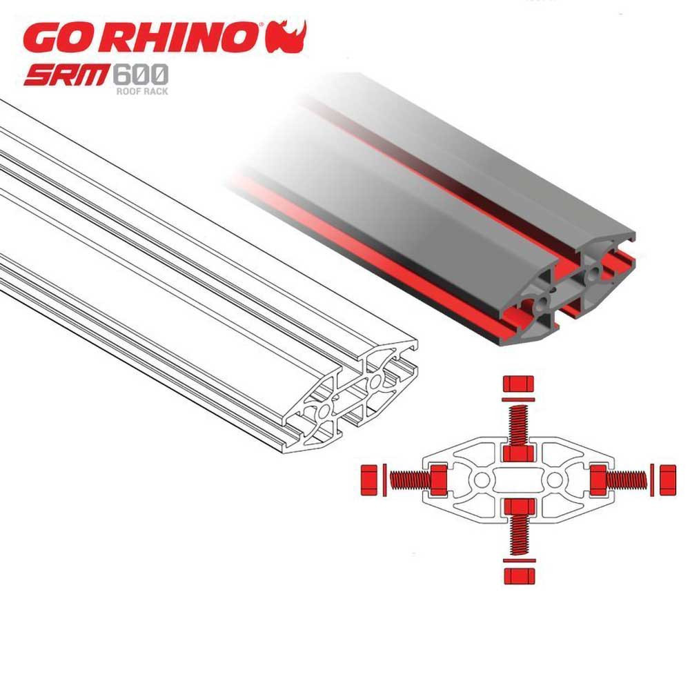 Bagażnik dachowy z orurowaniem typu koszyk Go Rhino SRM600 55" - obrazek 5