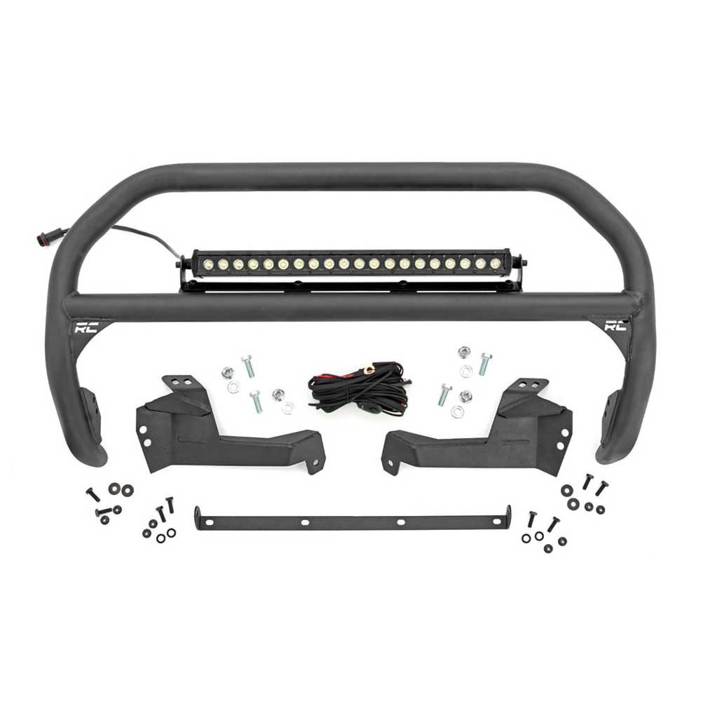 Bull bar z listwą LED Cree 20" cool white DRL Black Series Rough Country