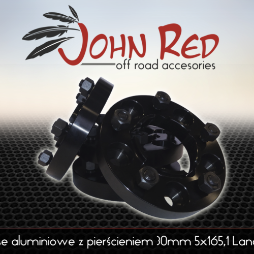 Dystanse aluminiowe z pierścieniem 30mm 5×165,1 Land Rover