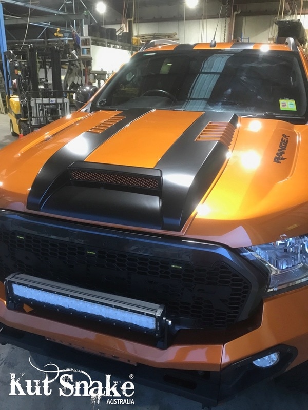 Osłona tuning maski przód Ford Ranger PX 2011- - Image 4