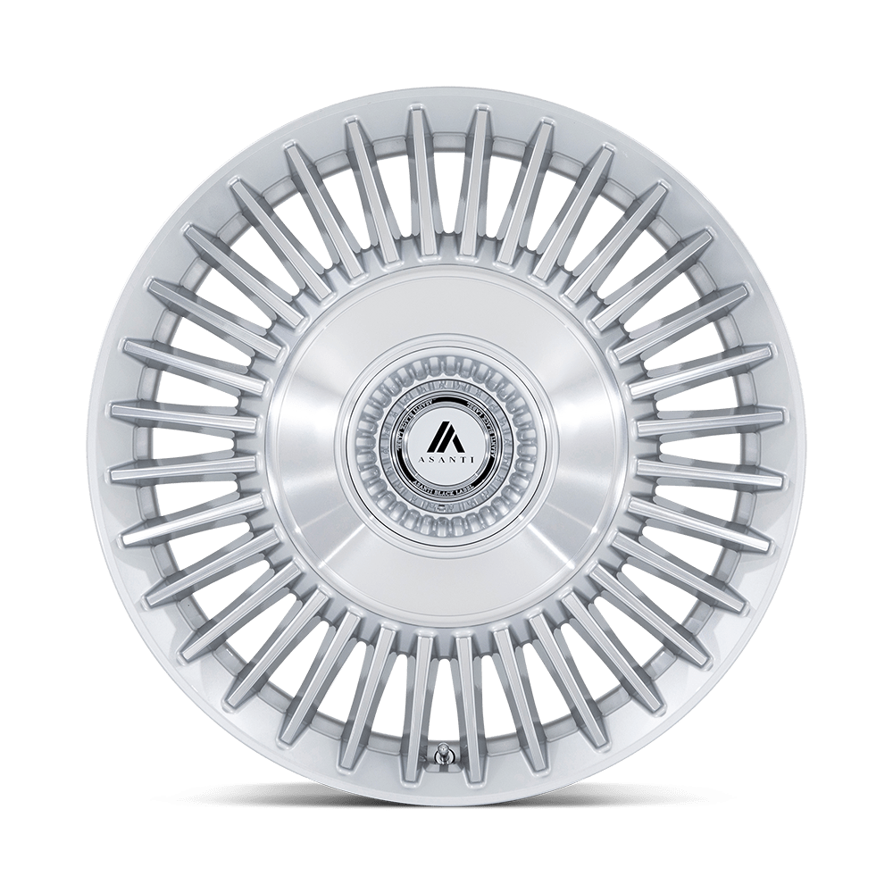 Felga aluminiowa AB040 TIARA Gloss Silver Bright Mach Face Asanti - Image 3