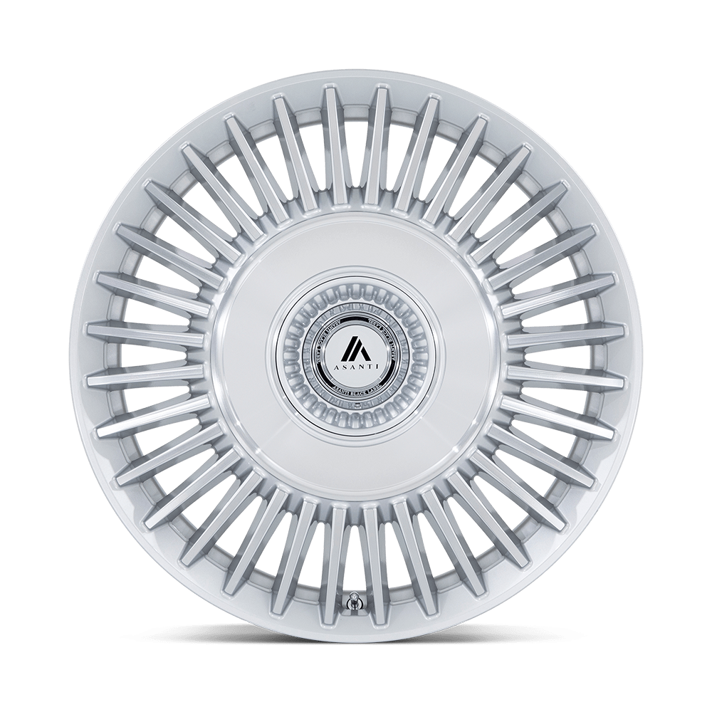 Felga aluminiowa AB040 TIARA Gloss Silver Bright Mach Face ASANTI - obrazek 2