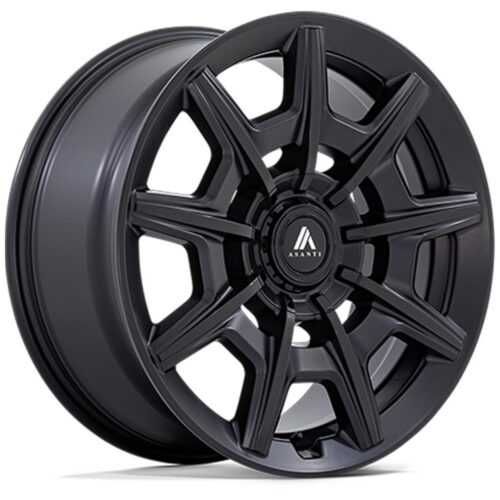 Felga aluminiowa AB041 ESQUIRE Satin Black Gloss Black Face ASANTI