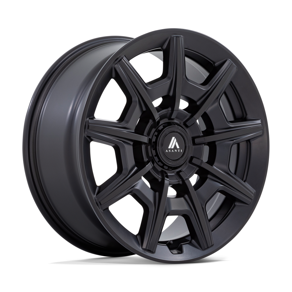 Felga aluminiowa AB041 ESQUIRE Satin Black Gloss Black Face ASANTI