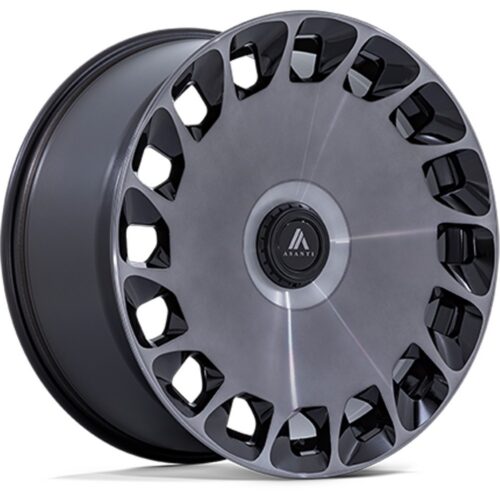 Felga aluminiowa AB045 ARISTOCRAT Gloss Black Machined Fc W/ Ddt ASANTI