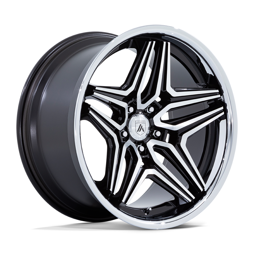 Felga aluminiowa AB046 DUKE Gloss Black Machined ASANTI