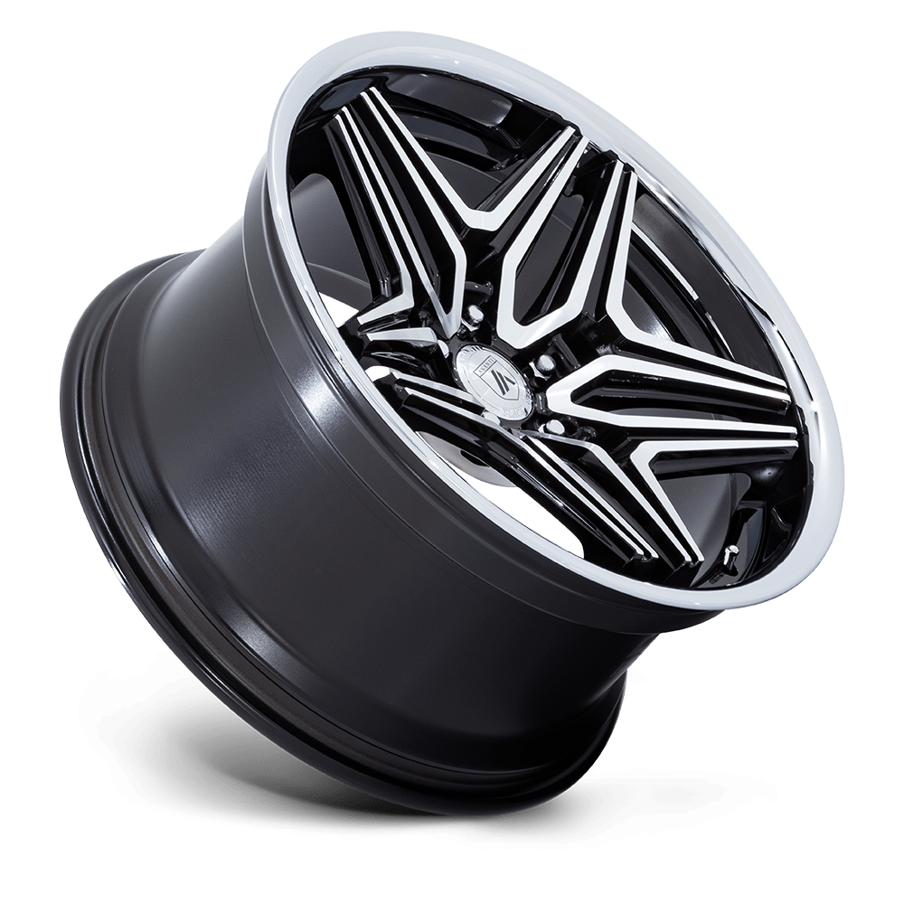 Felga aluminiowa AB046 DUKE Gloss Black Machined ASANTI - Image 2