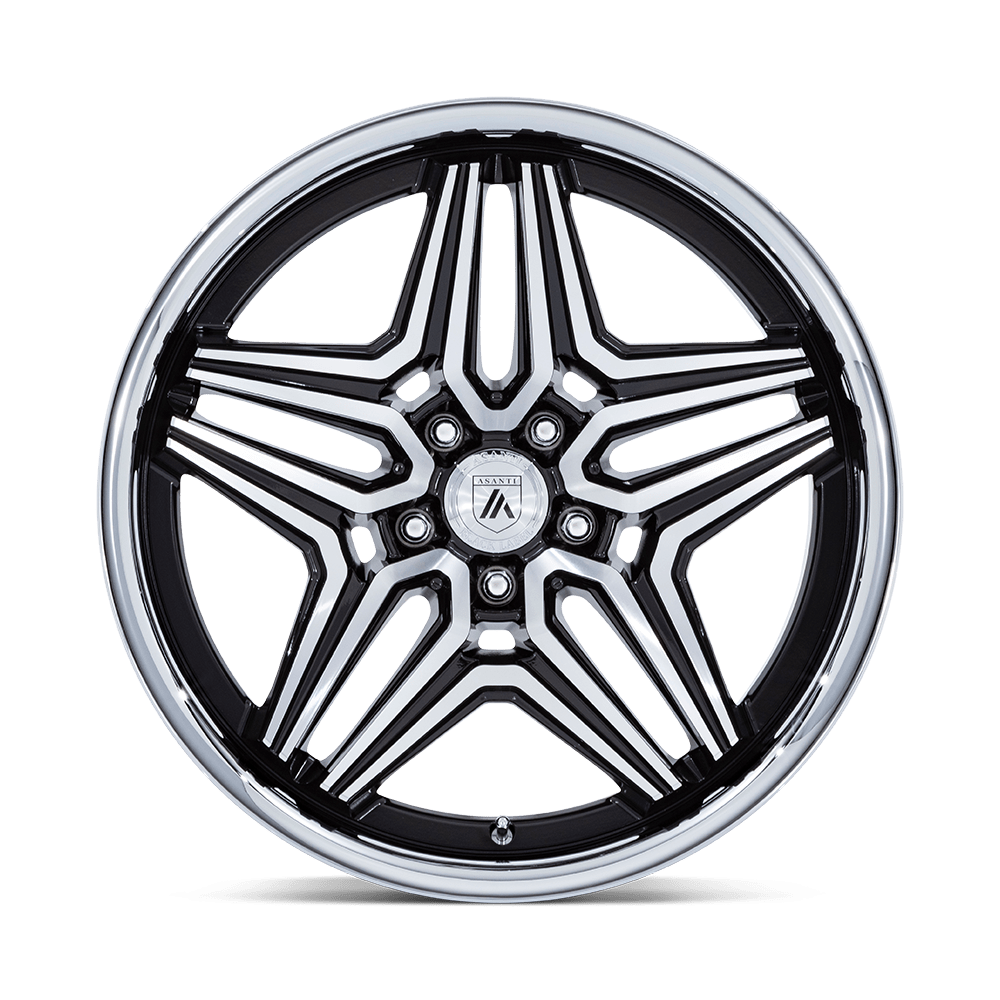 Felga aluminiowa AB046 DUKE Gloss Black Machined ASANTI - Image 3