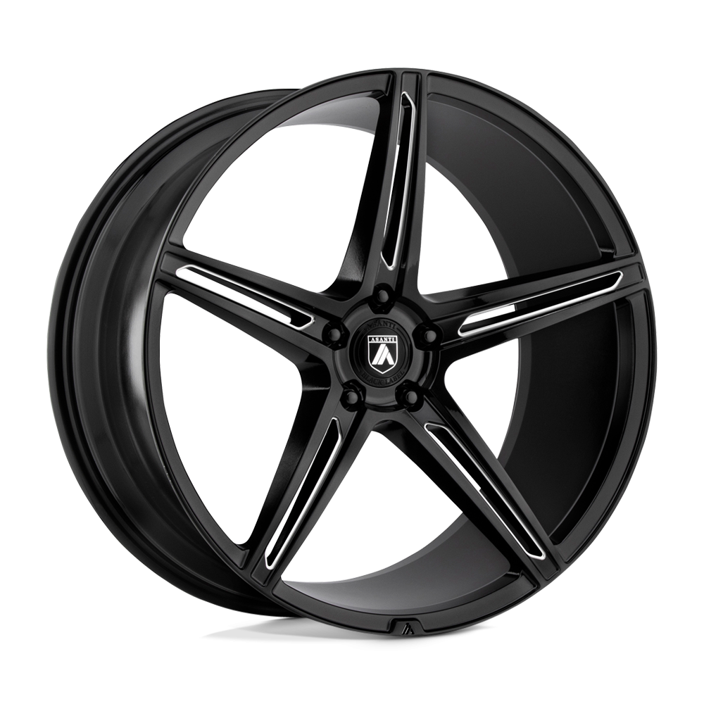 Felga aluminiowa ABL-22 ALPHA 5 Gloss Black Milled ASANTI