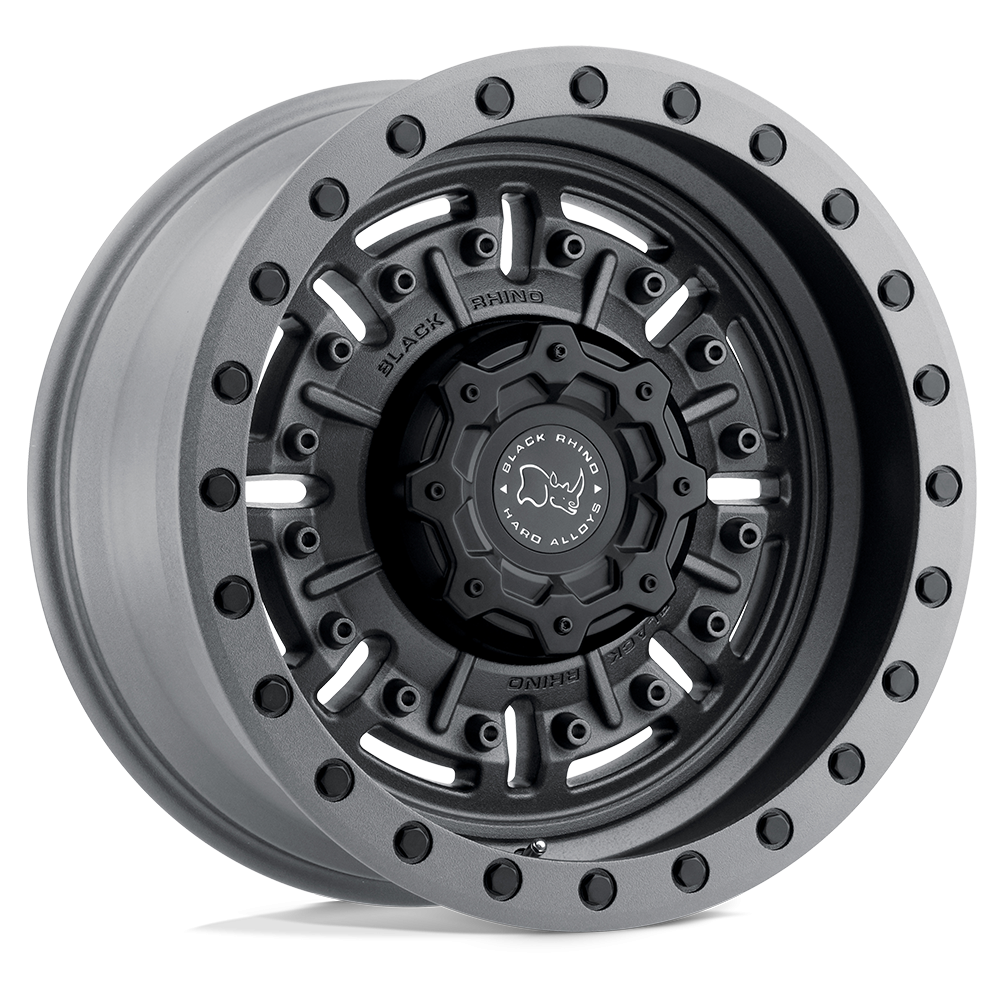 Felga aluminiowa ABRAMS Textured Matte Gunmetal BLACK RHINO