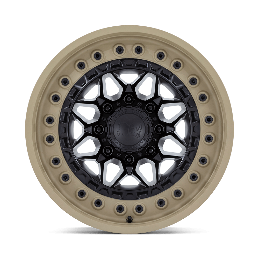 Felga aluminiowa ALPHA Matte Black W/ Sand Lip BLACK RHINO - obrazek 3