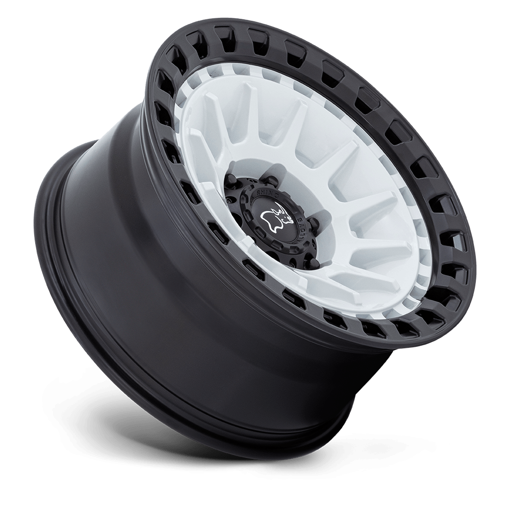 Felga aluminiowa BARRAGE Gloss White On Matte Black BLACK RHINO - obrazek 2