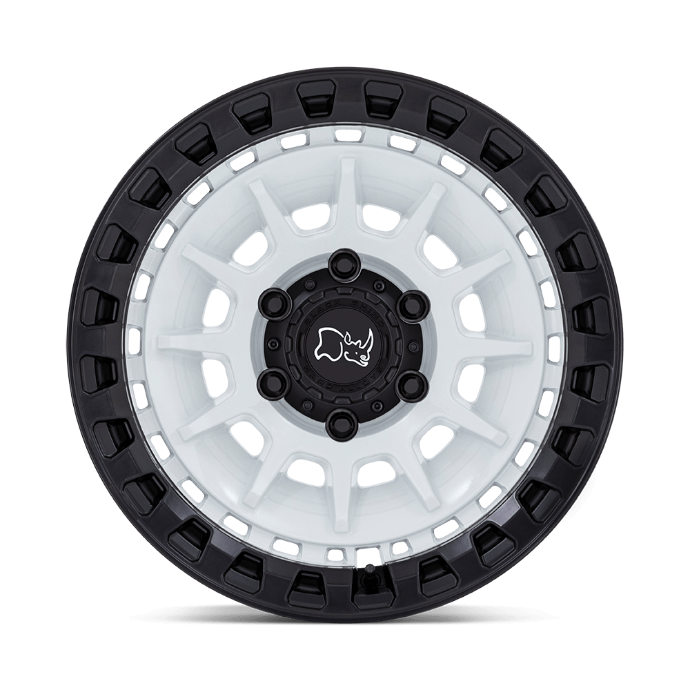 Felga aluminiowa BARRAGE Gloss White On Matte Black BLACK RHINO - obrazek 3