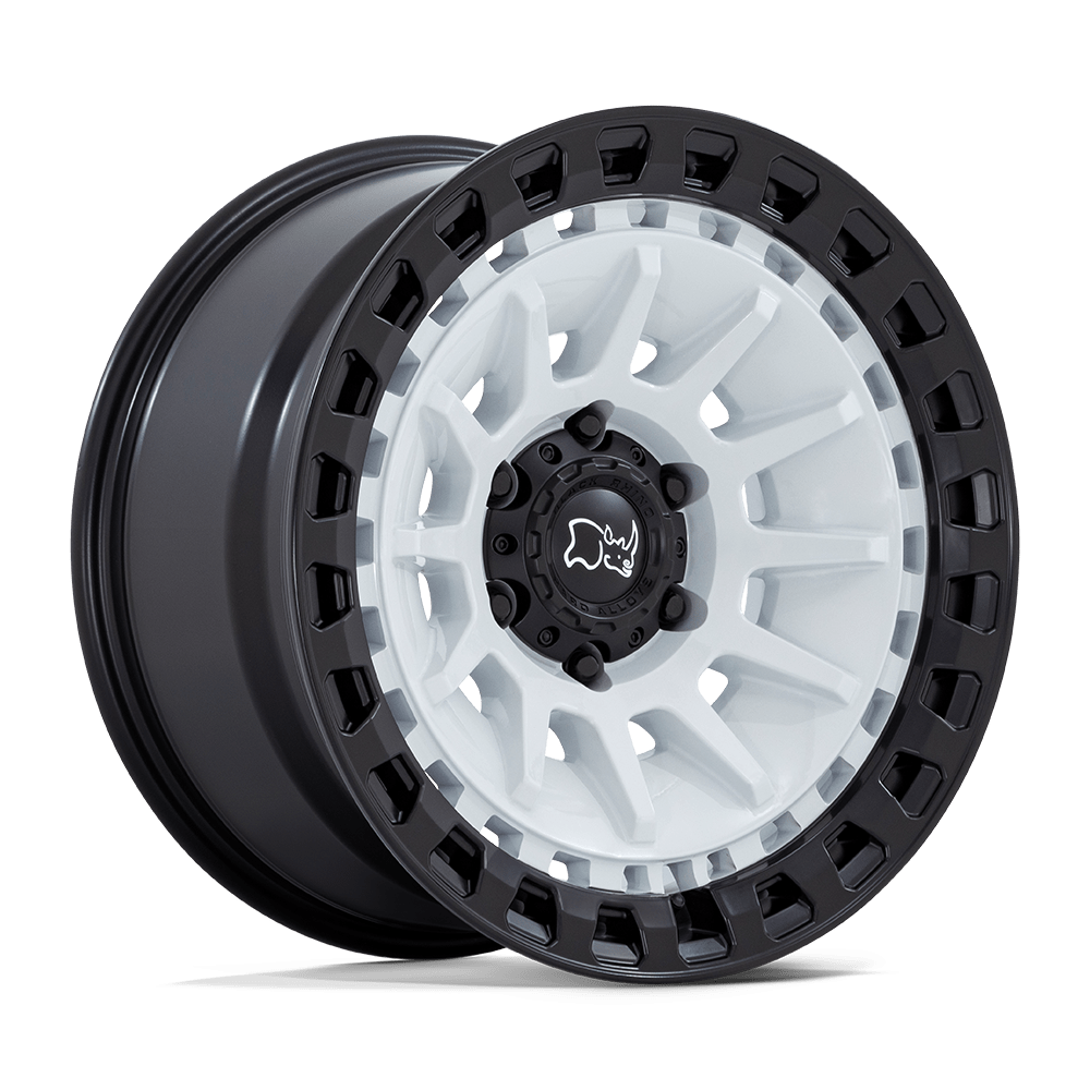 Felga aluminiowa BARRAGE Gloss White On Matte Black BLACK RHINO