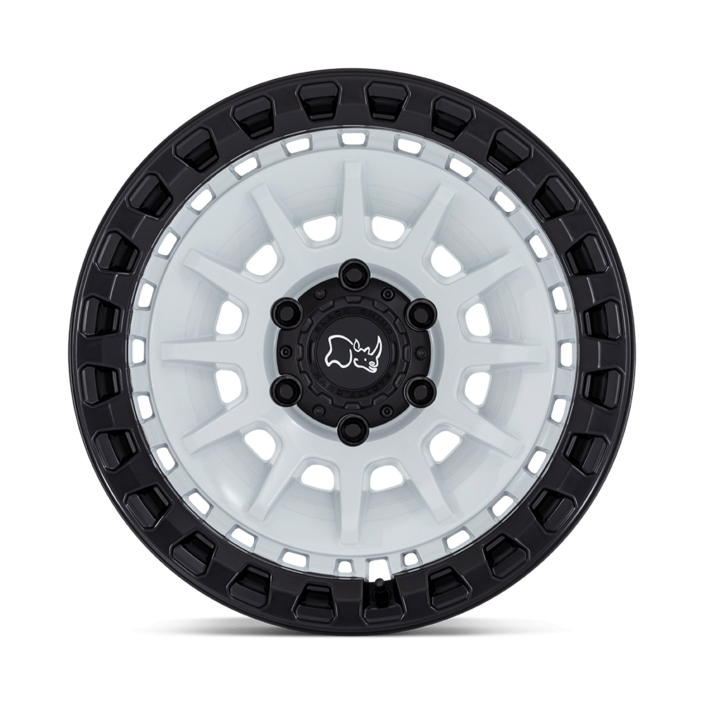 Felga aluminiowa BARRAGE Gloss White On Matte Black BLACK RHINO - obrazek 2