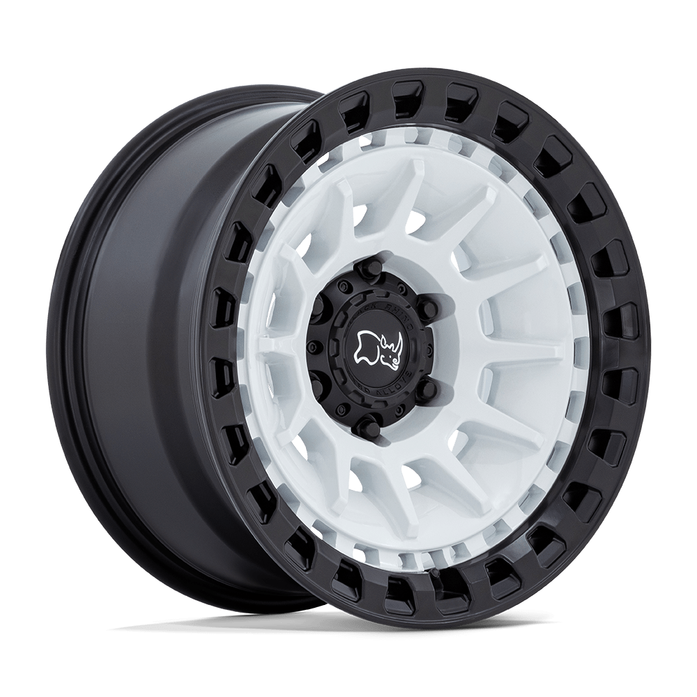 Felga aluminiowa BARRAGE Gloss White On Matte Black BLACK RHINO