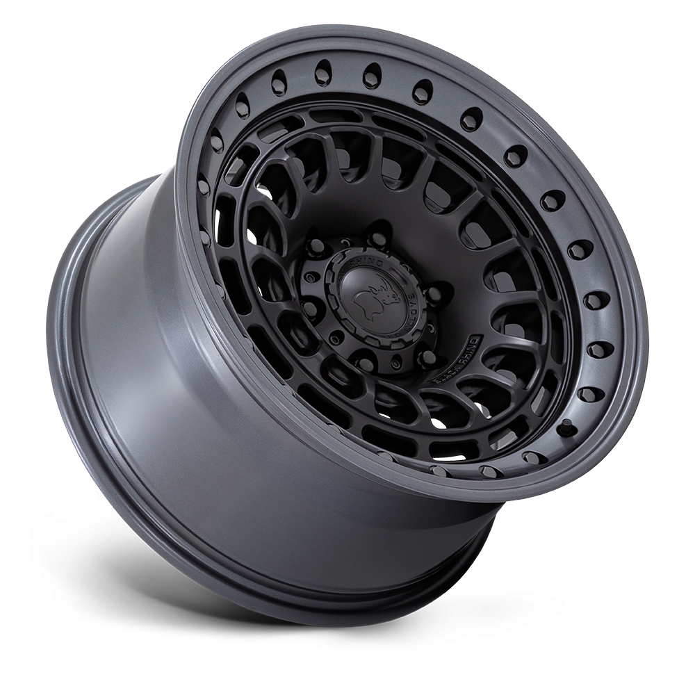 Felga aluminiowa BR014 SAHARA Matte Black W/ Gunmetal Lip BLACK RHINO - Image 3