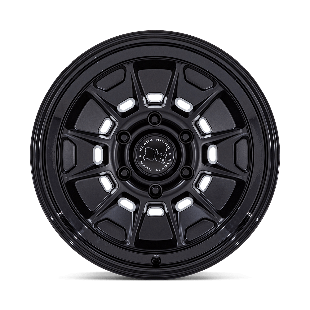 Felga aluminiowa BR021 MONDO Matte Black W/ Gloss Black Lip BLACK RHINO - Image 3