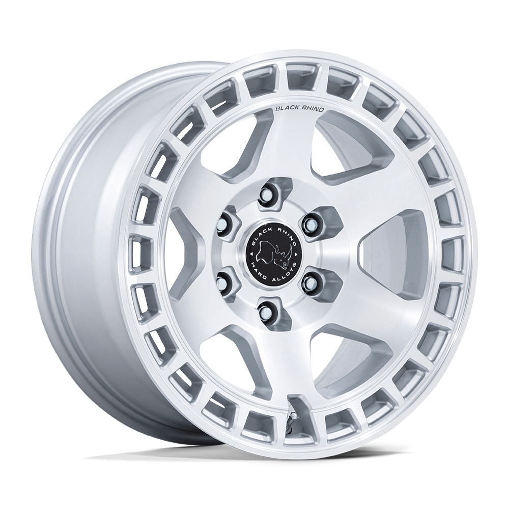 Felga aluminiowa BR022 BAHARI Gloss Silver W/ Machined Face BLACK RHINO
