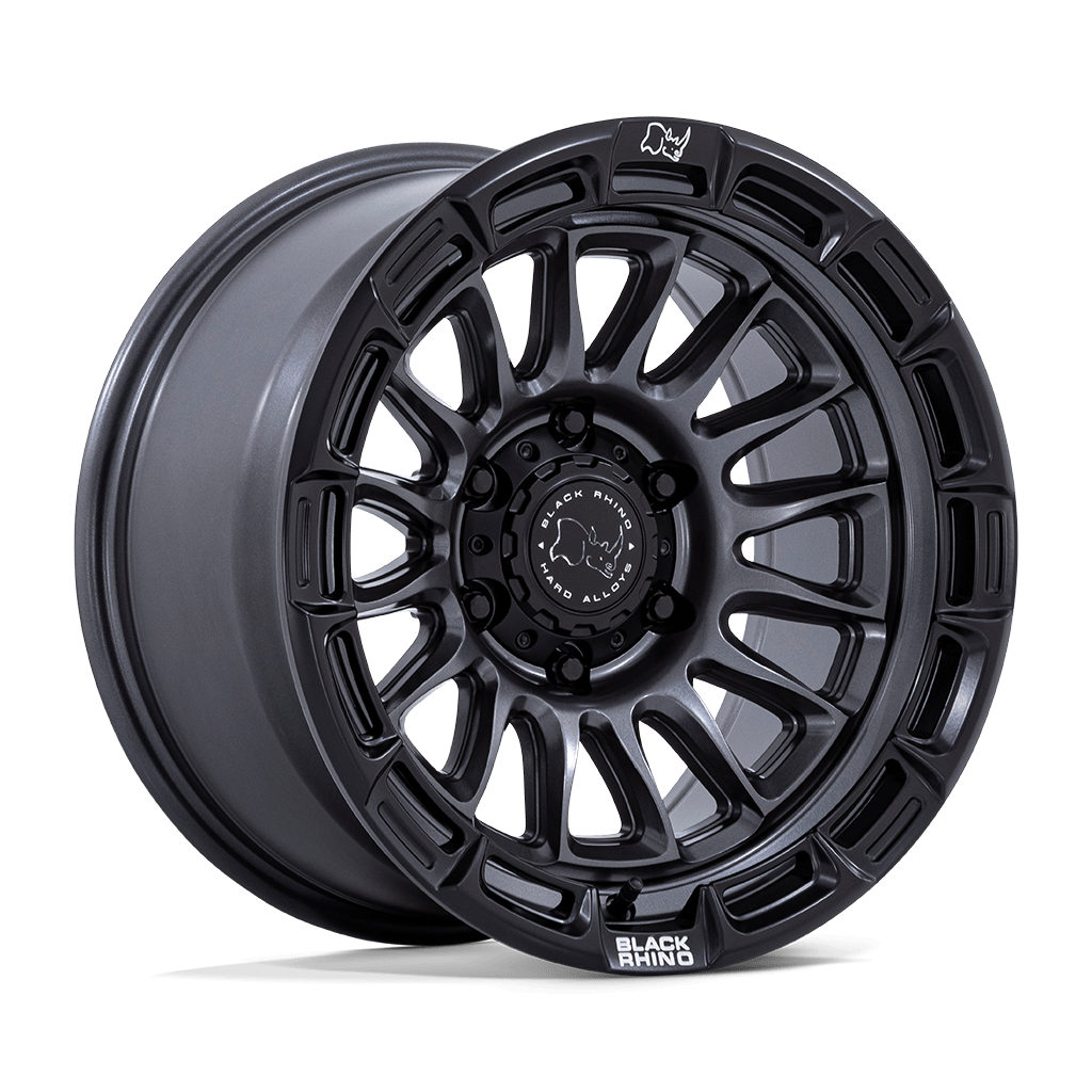 Felga aluminiowa BR025 RIVAL Matte Gunmetal W/ Matte Black Lip BLACK RHINO