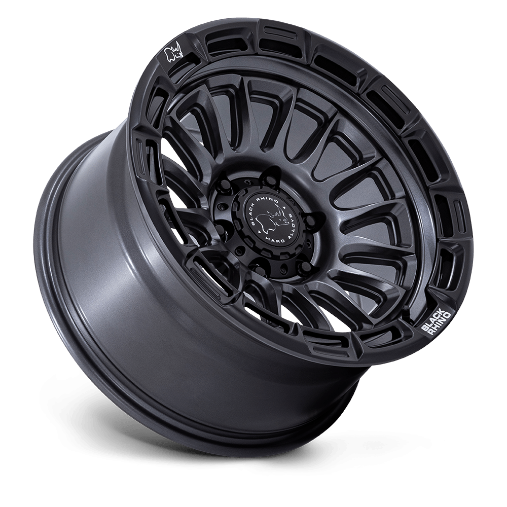 Felga aluminiowa BR025 RIVAL Matte Gunmetal W/ Matte Black Lip BLACK RHINO - Image 3