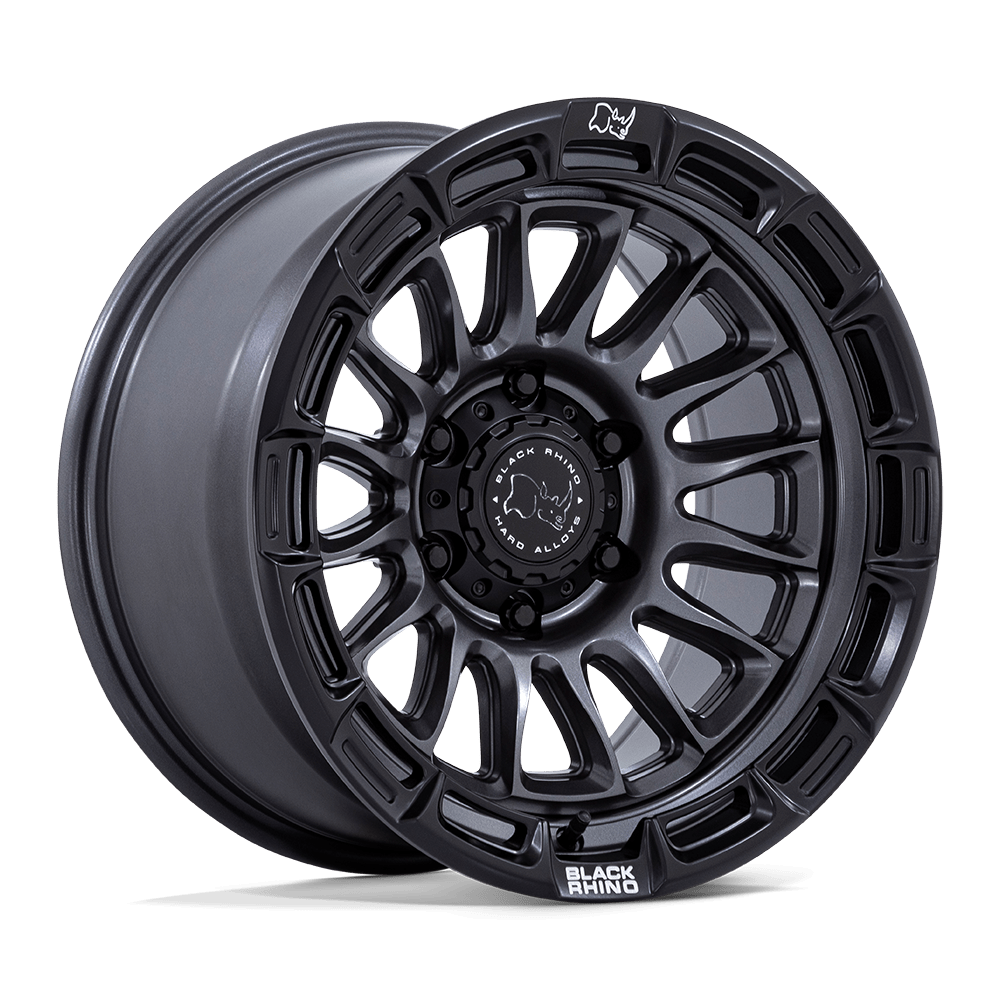 Felga aluminiowa BR025 RIVAL Matte Gunmetal W/ Matte Black Lip BLACK RHINO