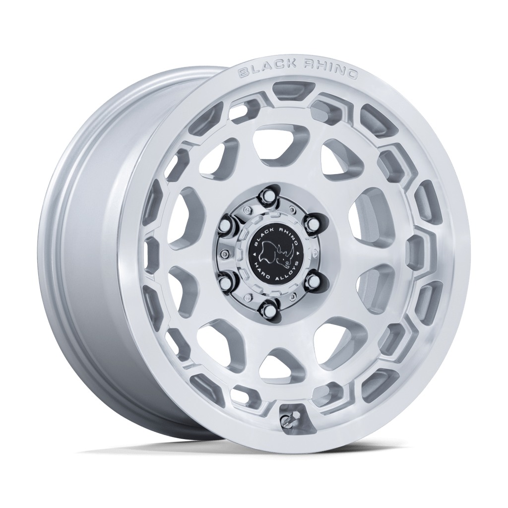 Felga aluminiowa BR026 CONGO Gloss Silver W/ Machined Face BLACK RHINO
