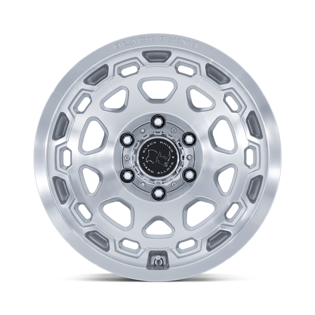 Felga aluminiowa BR026 CONGO Gloss Silver W/ Machined Face BLACK RHINO - obrazek 3