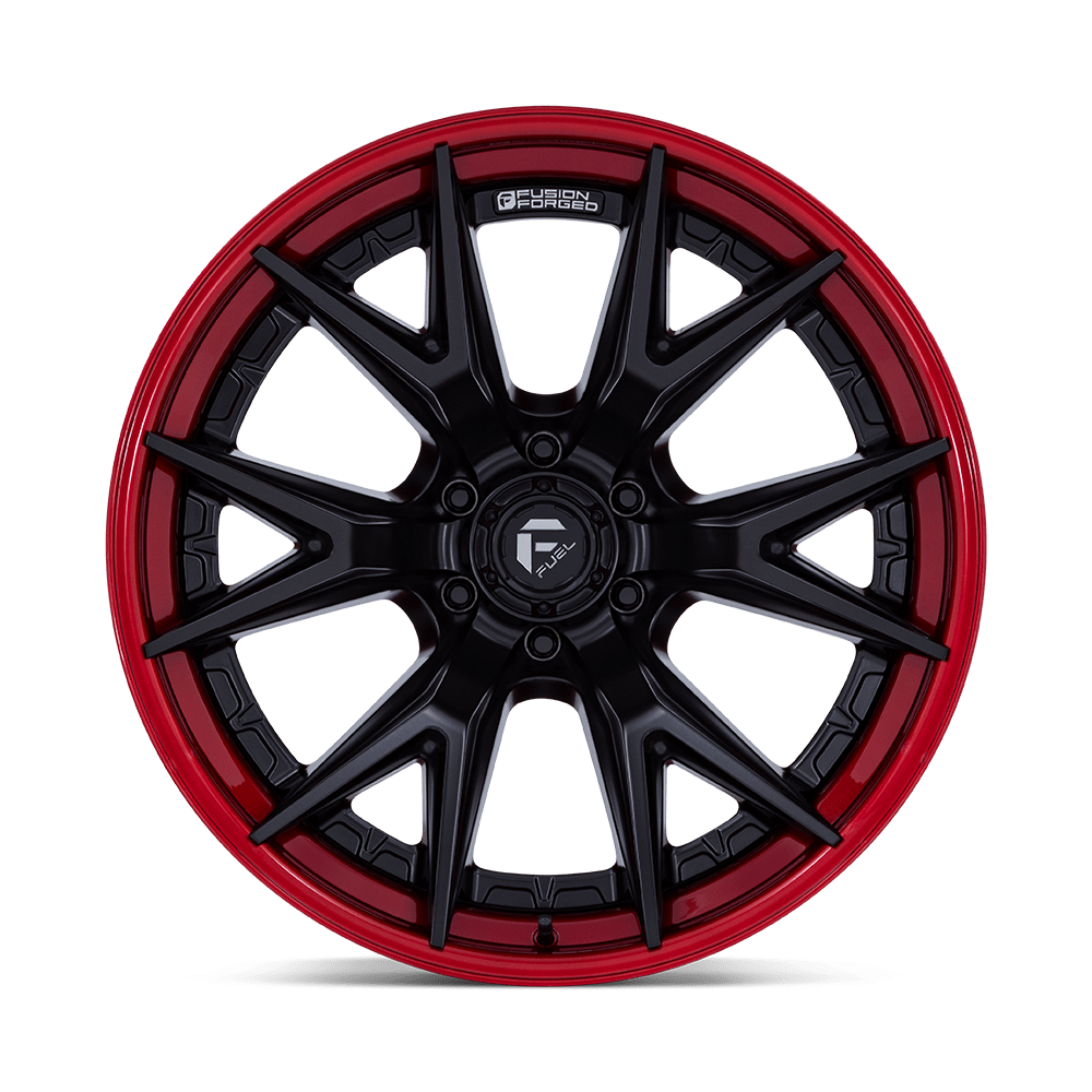 Felga aluminiowa CATALYST Matte Black W/ Candy Red Lip Fuel - obrazek 2