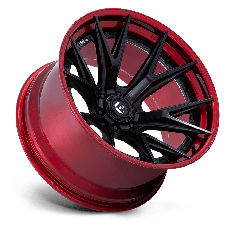 Felga aluminiowa CATALYST Matte Black W/ Candy Red Lip Fuel - obrazek 3