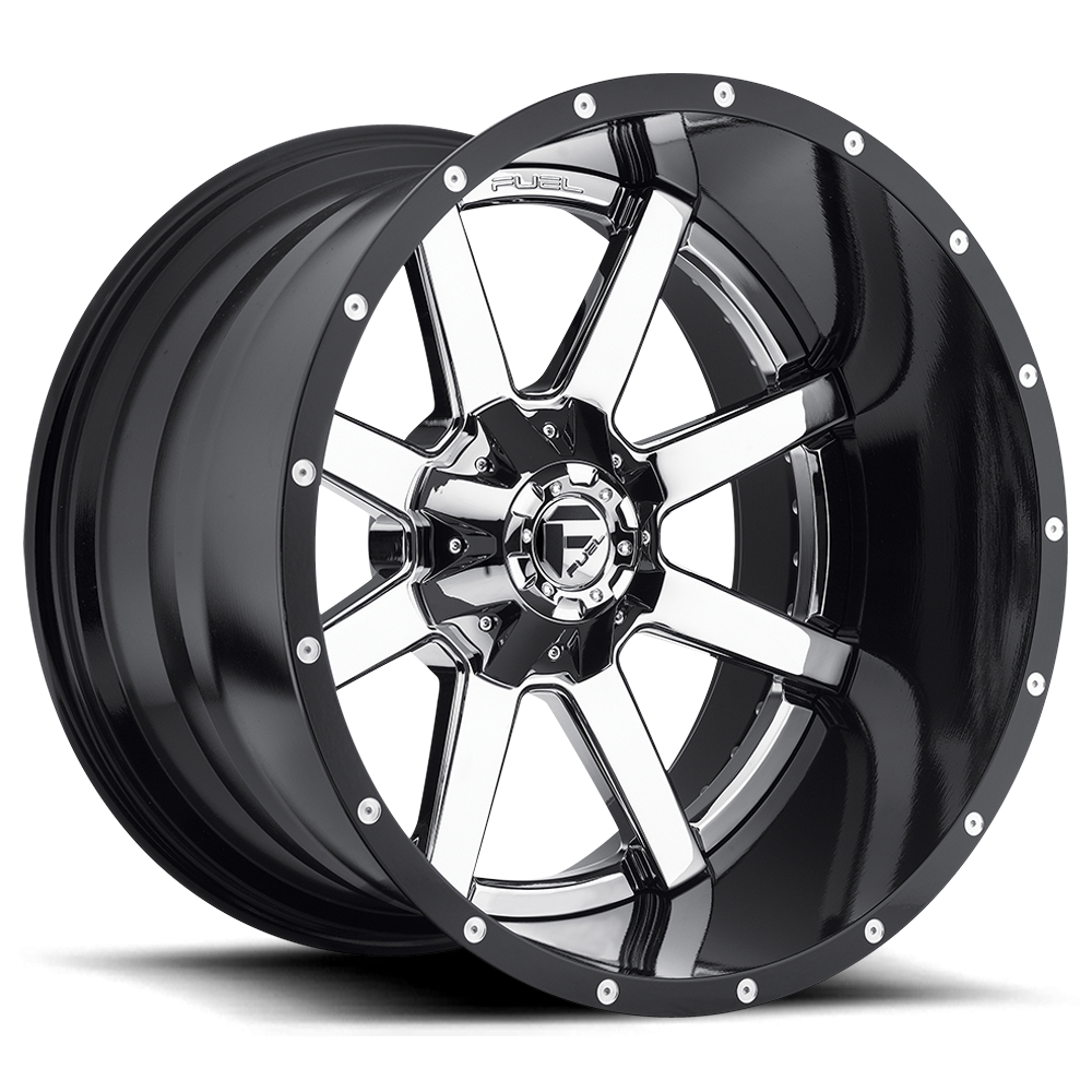 Felga aluminiowa D260 MAVERICK Chrome Plated Gloss Black Lip FUEL