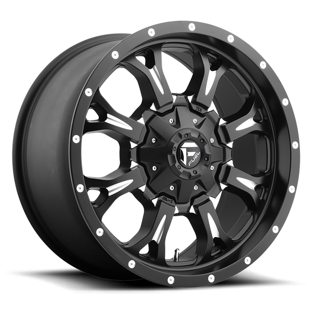 Felga aluminiowa D517 Krank Matte Black Milled Fuel