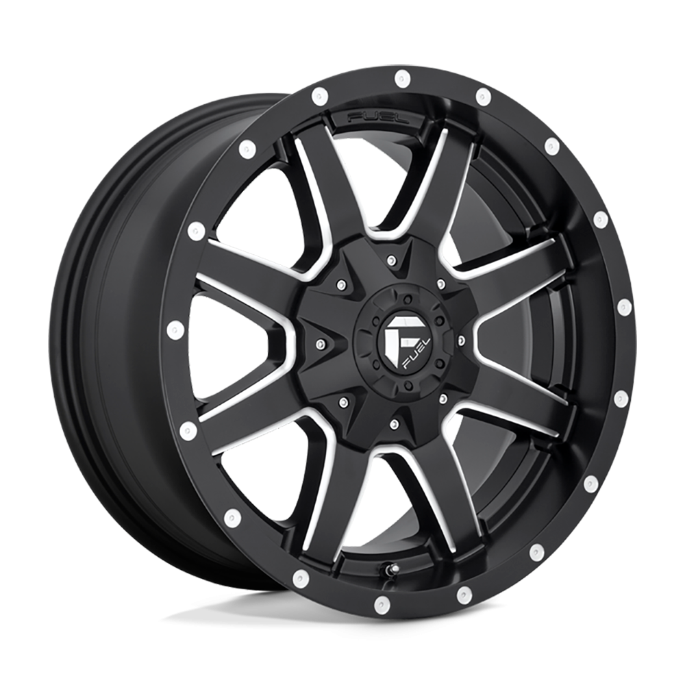 Felga aluminiowa D538 Maverick Matte Black Milled Fuel