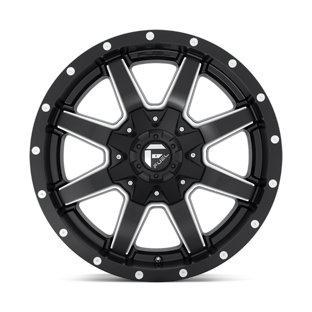 Felga aluminiowa D538 Maverick Matte Black Milled Fuel - obrazek 2