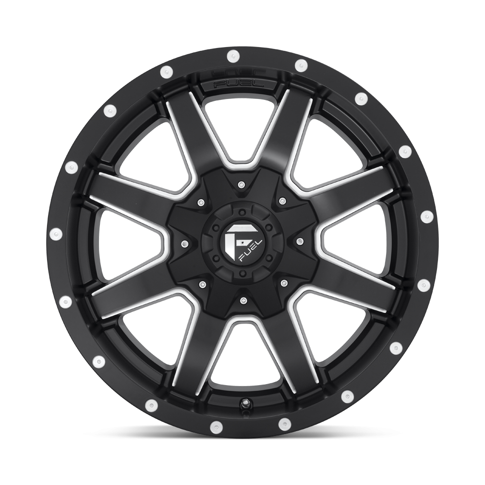 Felga aluminiowa D538 MAVERICK Matte Black Milled FUEL - obrazek 2