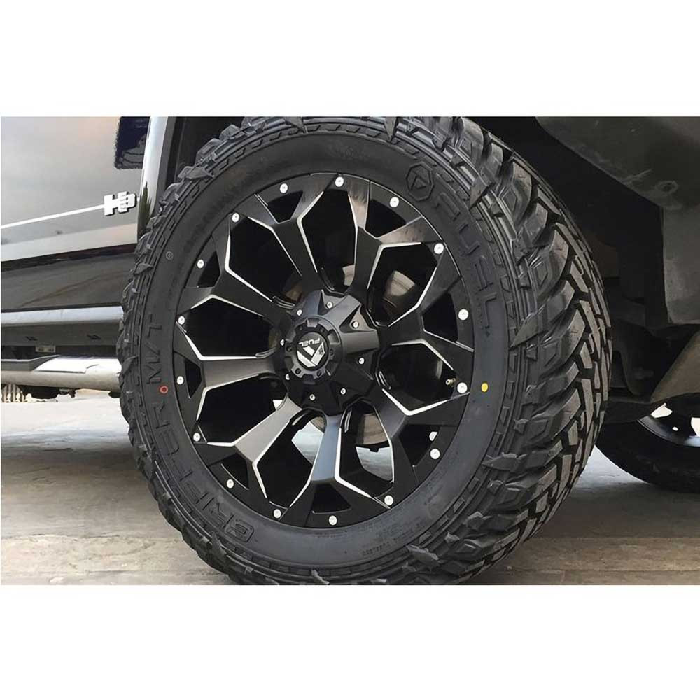 Felga aluminiowa D546 Assault Matte Black Milled Fuel - obrazek 4
