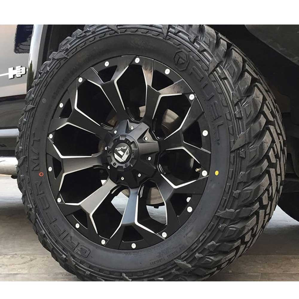 Felga aluminiowa D546 Assault Matte Black Milled Fuel - obrazek 4