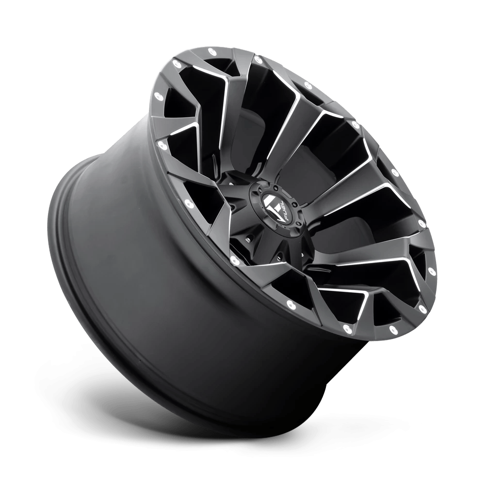 Felga aluminiowa D546 Assault Matte Black Milled Fuel - obrazek 2