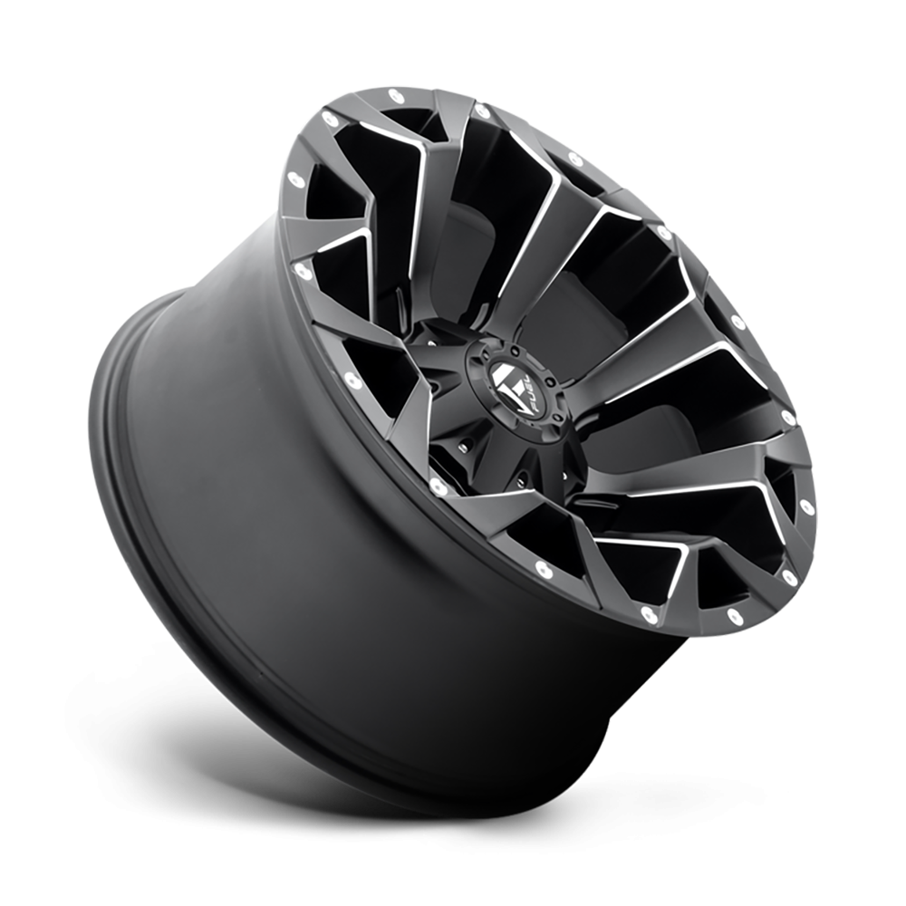 Felga aluminiowa D546 Assault Matte Black Milled Fuel - obrazek 2