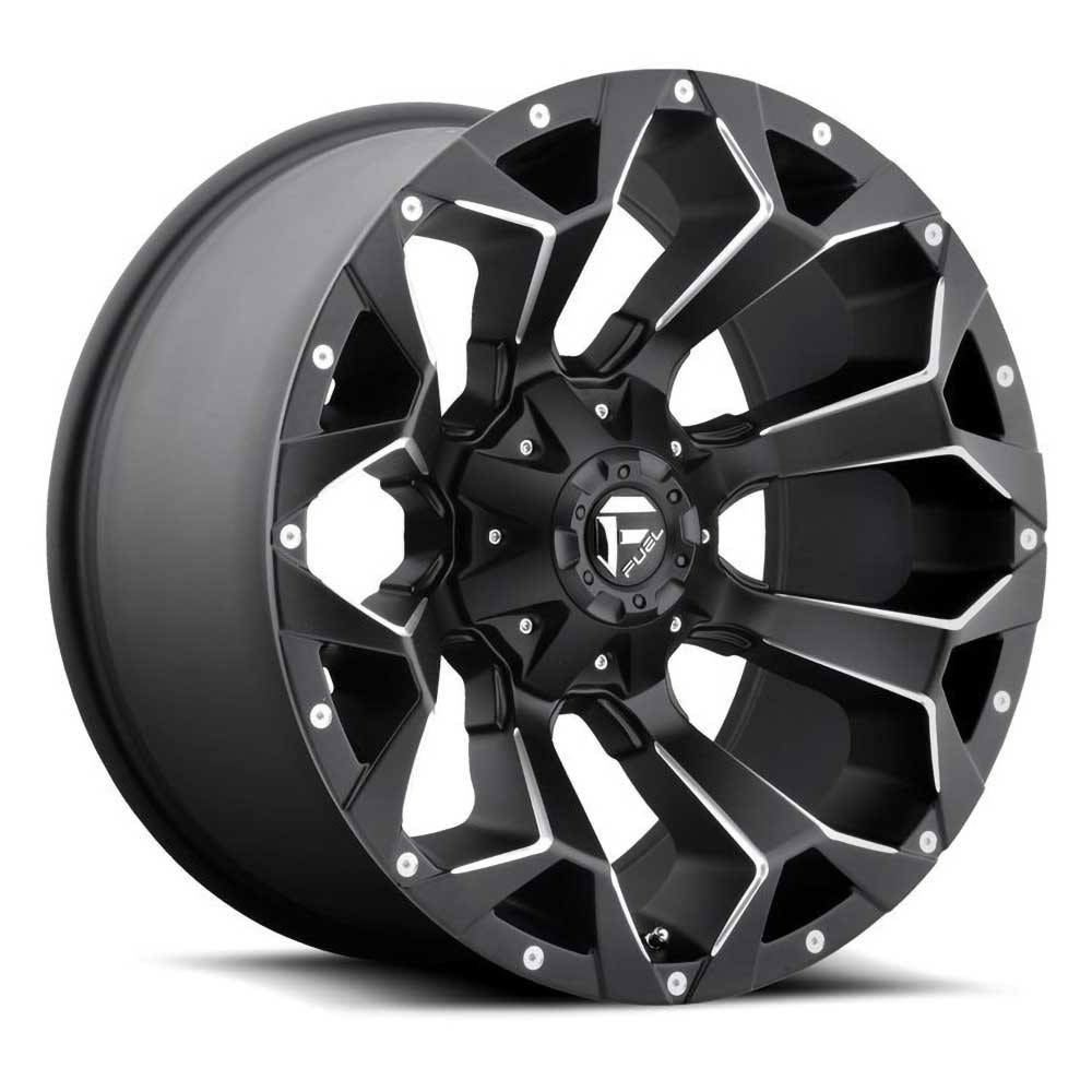 Felga aluminiowa D546 Assault Matte Black Milled Fuel