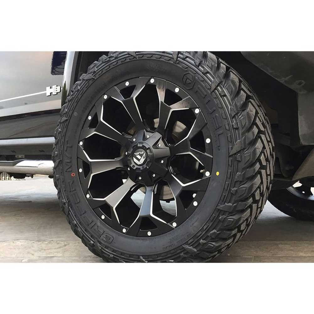Felga aluminiowa D546 Assault Matte Black Milled Fuel - obrazek 4