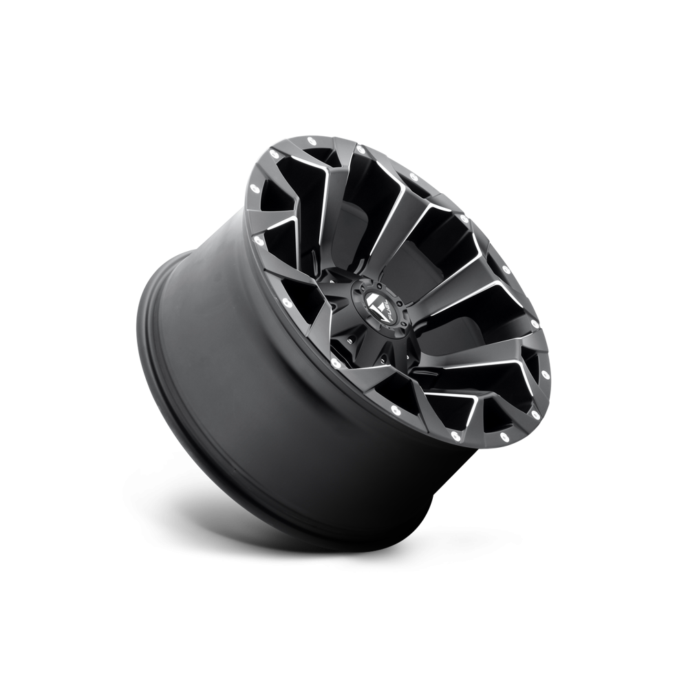 Felga aluminiowa D546 Assault Matte Black Milled Fuel - obrazek 2