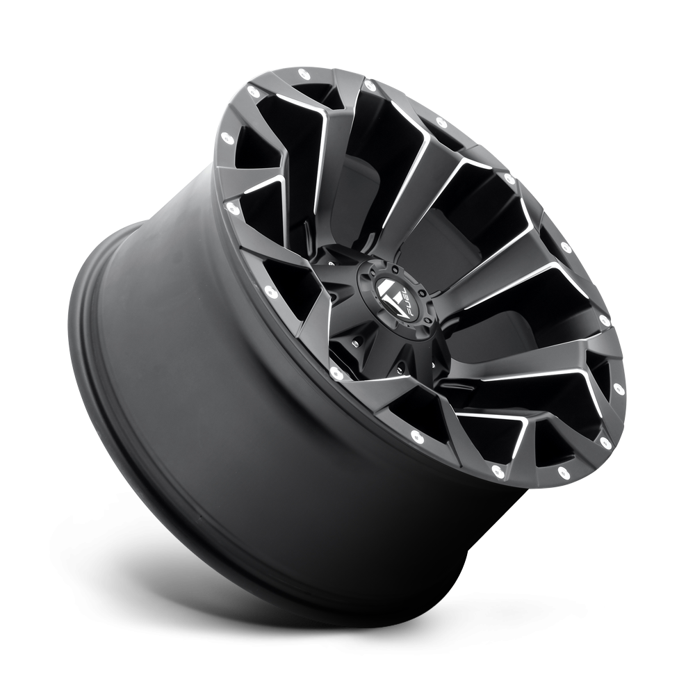 Felga aluminiowa D546 ASSAULT Matte Black Milled Fuel - obrazek 2