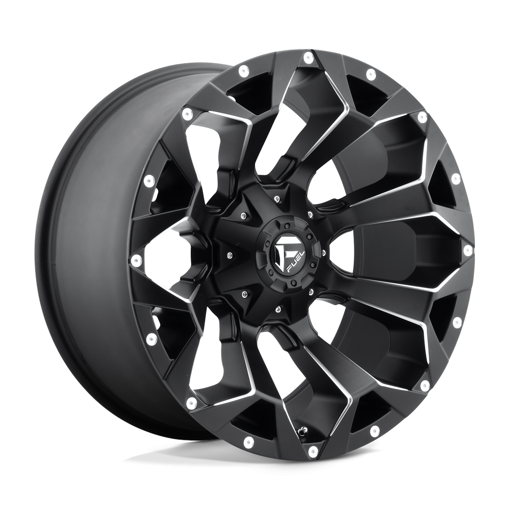 Felga aluminiowa D546 ASSAULT Matte Black Milled Fuel