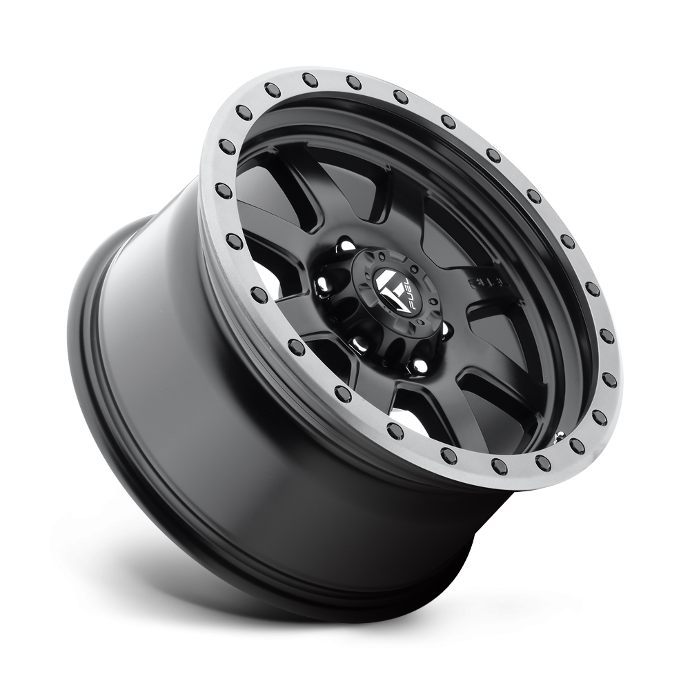 Felga aluminiowa D551 TROPHY Matte Black Gun Metal Ring FUEL - obrazek 2