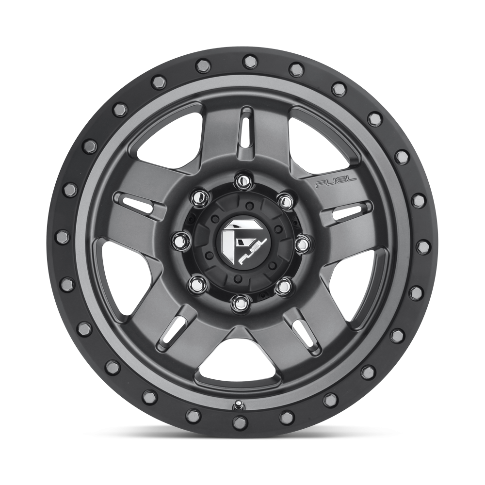 Felga aluminiowa D558 ANZA Matte Gun Metal Black Bead Ring FUEL - Image 2