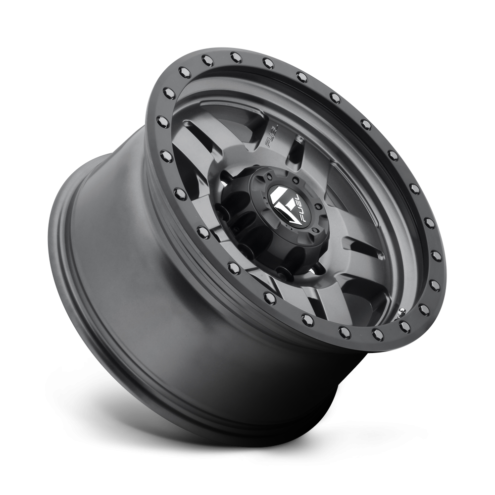 Felga aluminiowa D558 ANZA Matte Gun Metal Black Bead Ring FUEL - Image 3