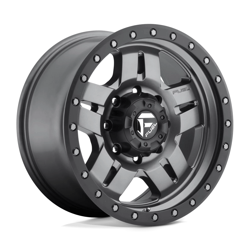Felga aluminiowa D558 Anza Matte GUN Metal Black Bead Ring Fuel